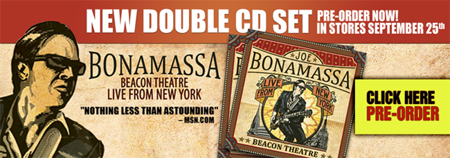 Preorder Joe Bonamassa's Live at the Beacon Theatre Double Disc